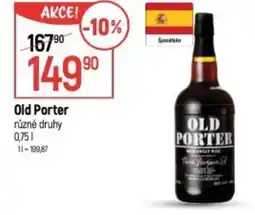 Globus Old Porter nabídka
