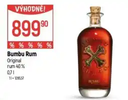Globus Bumbu Rum nabídka