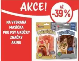 Globus Na vybraná masíčka pro psy a kočky značky Akinu nabídka