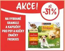 Globus Na vybrané granule a kapsičky pro psy a kočky značky Friskies nabídka