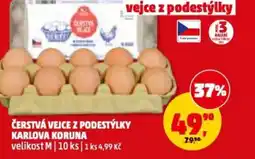 Penny Market Čerstvá vejce z podestýlky karlova koruna nabídka