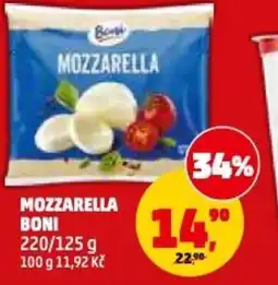 Penny Market Mozzarella boni nabídka