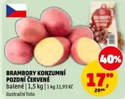 Penny Market Brambory konzumní pozdní červené nabídka