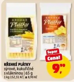 Penny Market Křehké plátky sýrové, kukuřičné svlákninou nabídka