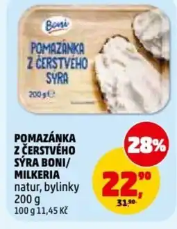 Penny Market Pomazánka z čerstvého sýra boni/ milkeria natur, bylinky nabídka