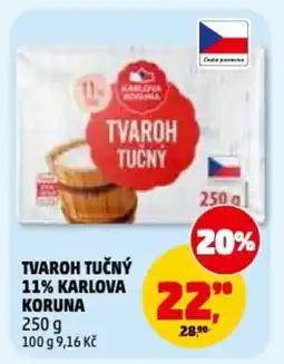 Penny Market Tvaroh tučný 11% karlova koruna nabídka