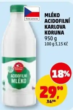 Penny Market Mléko acidofilní karlova koruna nabídka