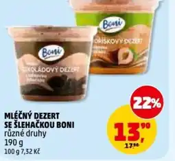 Penny Market Mléčný dezert se šlehačkou boni nabídka