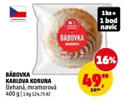 Penny Market Bábovka karlova koruna šlehaná, mramorová nabídka