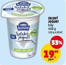 Penny Market Selský jogurt bílý nabídka
