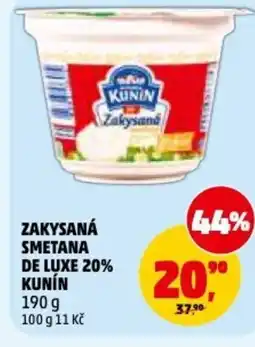 Penny Market Zakysaná smetana de luxe 20% kunín nabídka