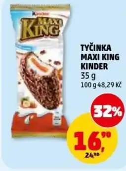 Penny Market Tyčinka maxi king kinder nabídka