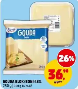 Penny Market Gouda blok/boni 48% nabídka