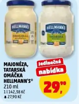 Penny Market Majonéza, tatarská omáčka Hellmann's nabídka