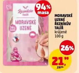 Penny Market Moravské uzené řezníkův talíř krájené nabídka