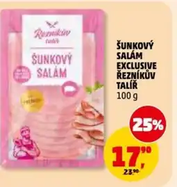 Penny Market Šunkový salám exclusive řezníkův talíř nabídka