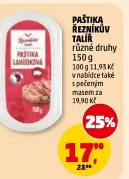 Penny Market Paštika řezníkův talíř nabídka