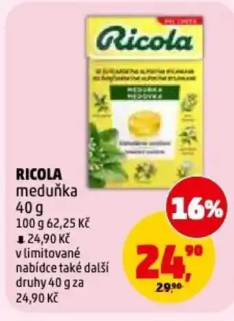 Penny Market Ricola meduňka nabídka