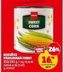 Penny Market Kukuřice sterilovaná Penny nabídka