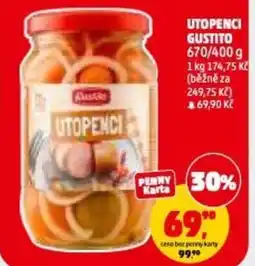 Penny Market Utopenci gustito nabídka