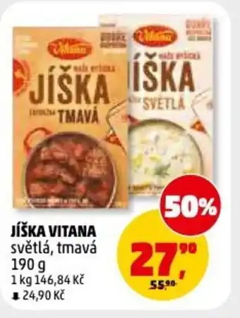 Penny Market Jíška vitana světlá, tmavá nabídka