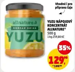 Penny Market Yuzu nápojový koncentrát allnature nabídka