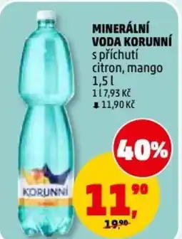Penny Market Minerální voda korunní s příchutí citron, mango nabídka