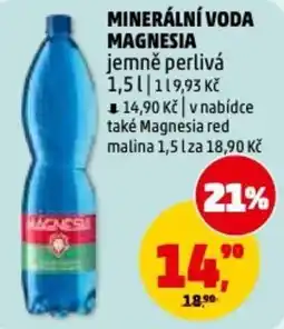 Penny Market Minerální voda magnesia jemně perlivá nabídka