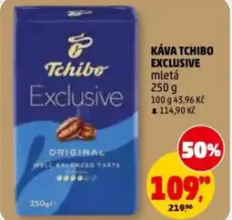 Penny Market Káva tchibo exclusive mletá nabídka