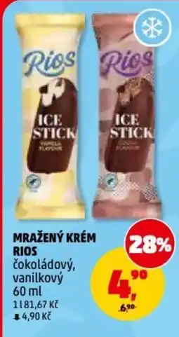 Penny Market Mražený krém rios čokoládový, vanilkový nabídka