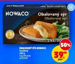 Penny Market Obalovaný sýr Nowaco mražený nabídka