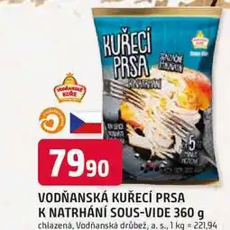 Trefa VODŇANSKÁ KUŘECÍ PRSA HOM K NATRHÁNÍ SOUS-VIDE 360 g chlazená nabídka