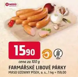 Trefa FARMÁŘSKÉ LIBOVÉ PÁRKY nabídka