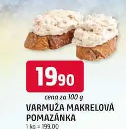 Trefa VARMUŽA MAKRELOVÁ POMAZÁNKA nabídka