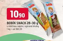 Trefa BOBÍK SNACK nabídka