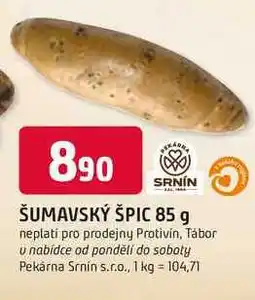 Trefa ŠUMAVSKÝ ŠPIC nabídka