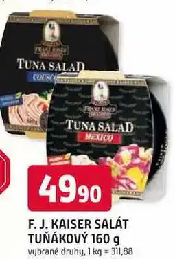 Trefa F. J. KAISER SALÁT TUŇÁKOVÝ nabídka