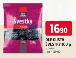 Trefa DLE GUSTA ŠVESTKY 100 g sušené nabídka