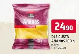 Trefa DLE GUSTA ANANAS 100 g plátky nabídka