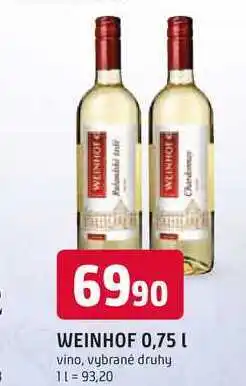 Trefa WEINHOF 0,75 L víno nabídka