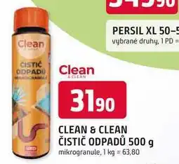 Trefa CLEAN & CLEAN ČISTIČ ODPADŮ nabídka