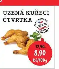 RABBIT řeznictví UZENÁ KUŘECÍ ČTVRTKA nabídka