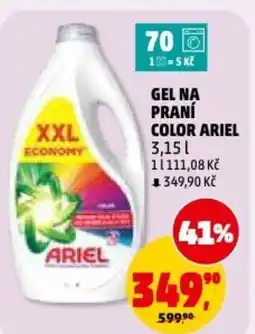 Penny Market Gel na praní color Ariel nabídka