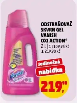 Penny Market Odstraňovač skvrn gel vanish Oxi action nabídka