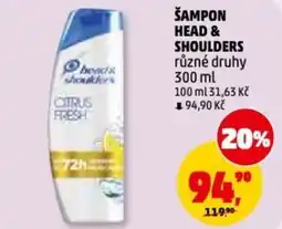 Penny Market Šampon Head & Shoulders nabídka