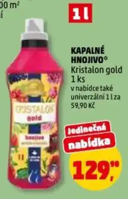 Penny Market Kapalné hnojivo Kristalon gold nabídka