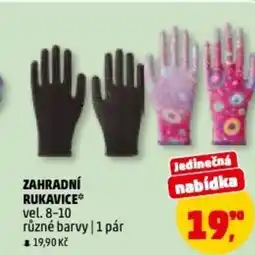 Penny Market Zahradní rukavice nabídka
