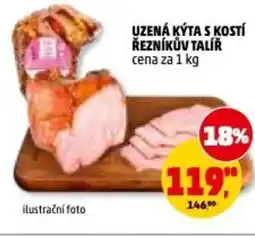 Penny Market Uzená kýta s kostí řezníkův talíř nabídka