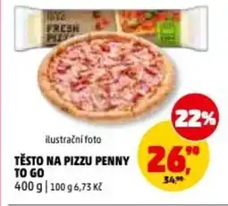 Penny Market Těsto na pizzu penny to go nabídka