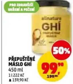 Penny Market Přepuštěné máslo ghí nabídka